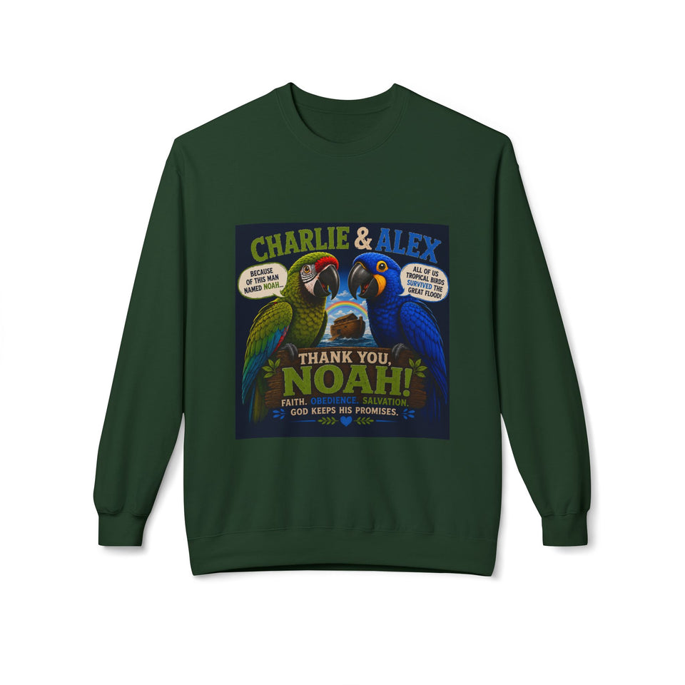 Charlie & Alex “Thank You, Noah!” Christian Sweatshirt CA16