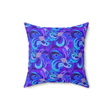 25PCF  Peacock Feather Pillow