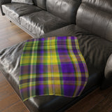 26CB  Colorful Plaid Blanket