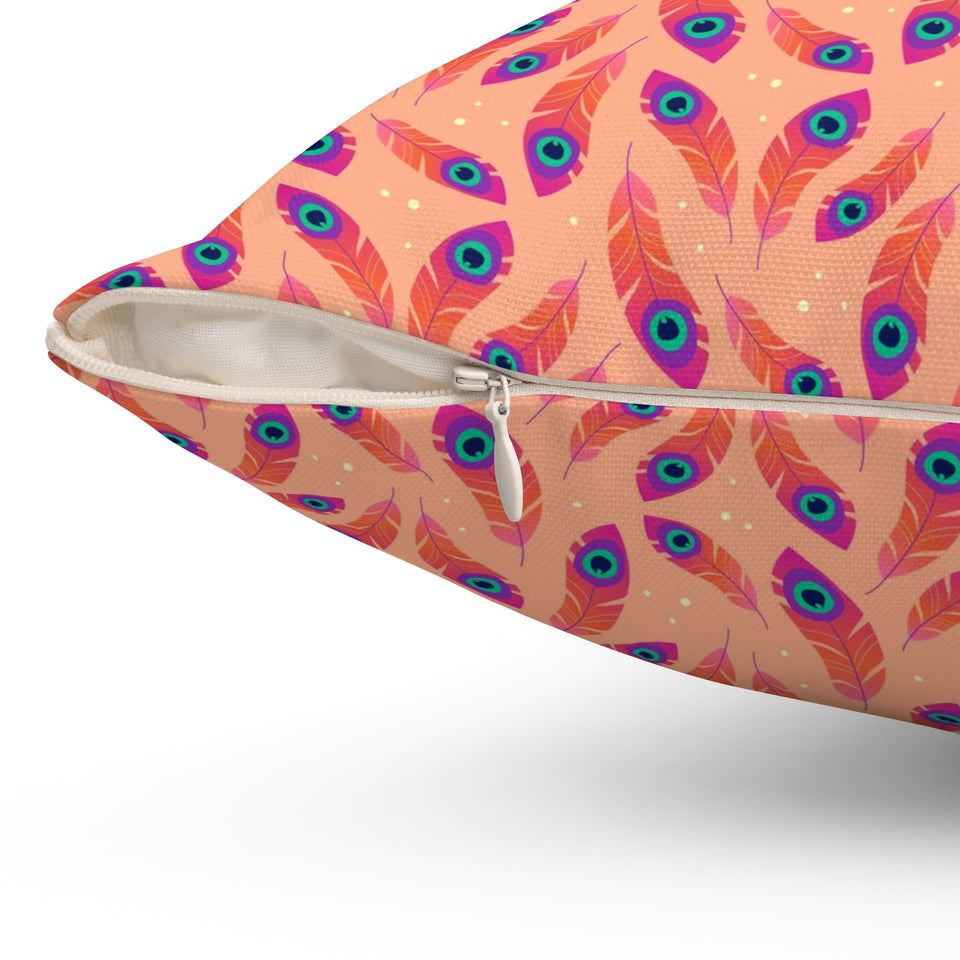 50PCF Peacock Feather Pillow