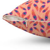 50PCF Peacock Feather Pillow