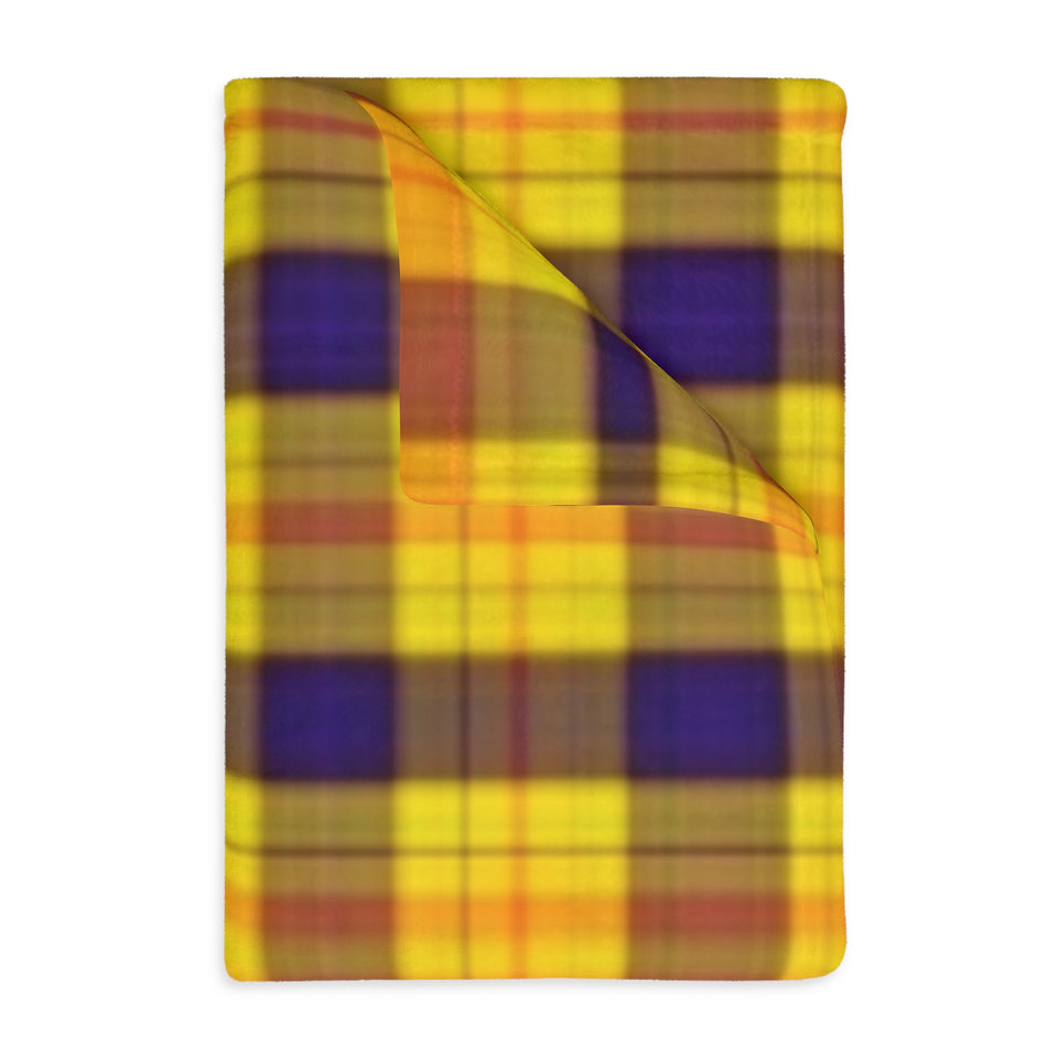 33CB  Colorful Plaid Blanket