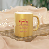 45SGM  Silver and Gold Christian Mug