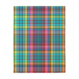 68CB  Colorful Plaid Blanket