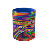 36CMSM  Colorful Marble Psalms 199:45  Mug