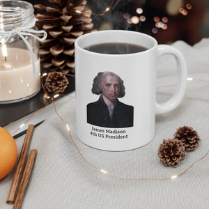 15JMM  James Madison historical quote mugs