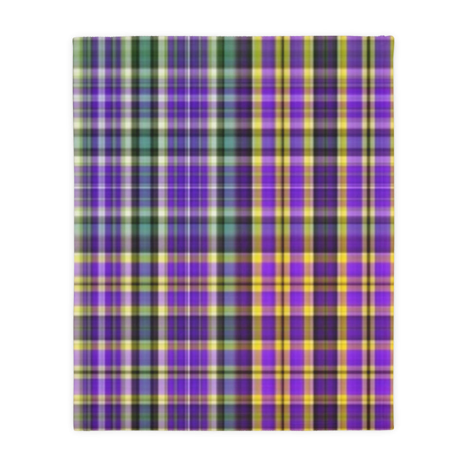 29CB  Colorful Plaid Blanket