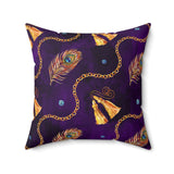 39PCF  Peacock Feather Pillow