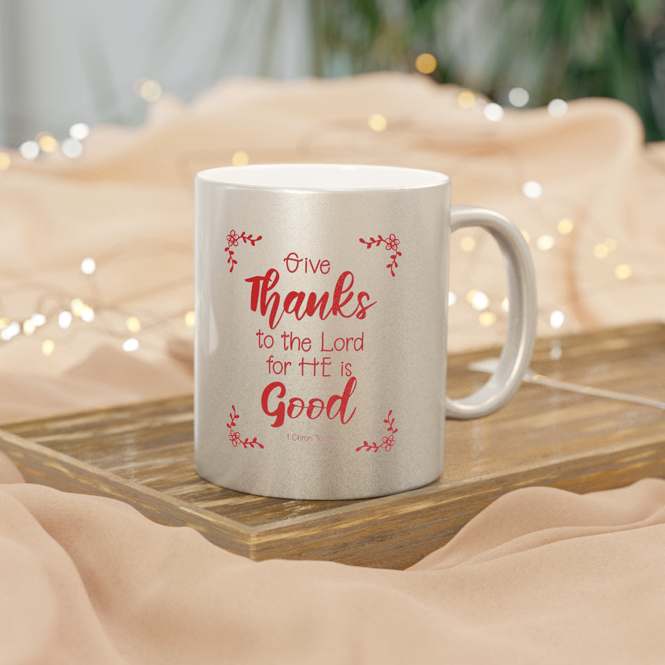 10SGM  Silver and Gold Christian Mug