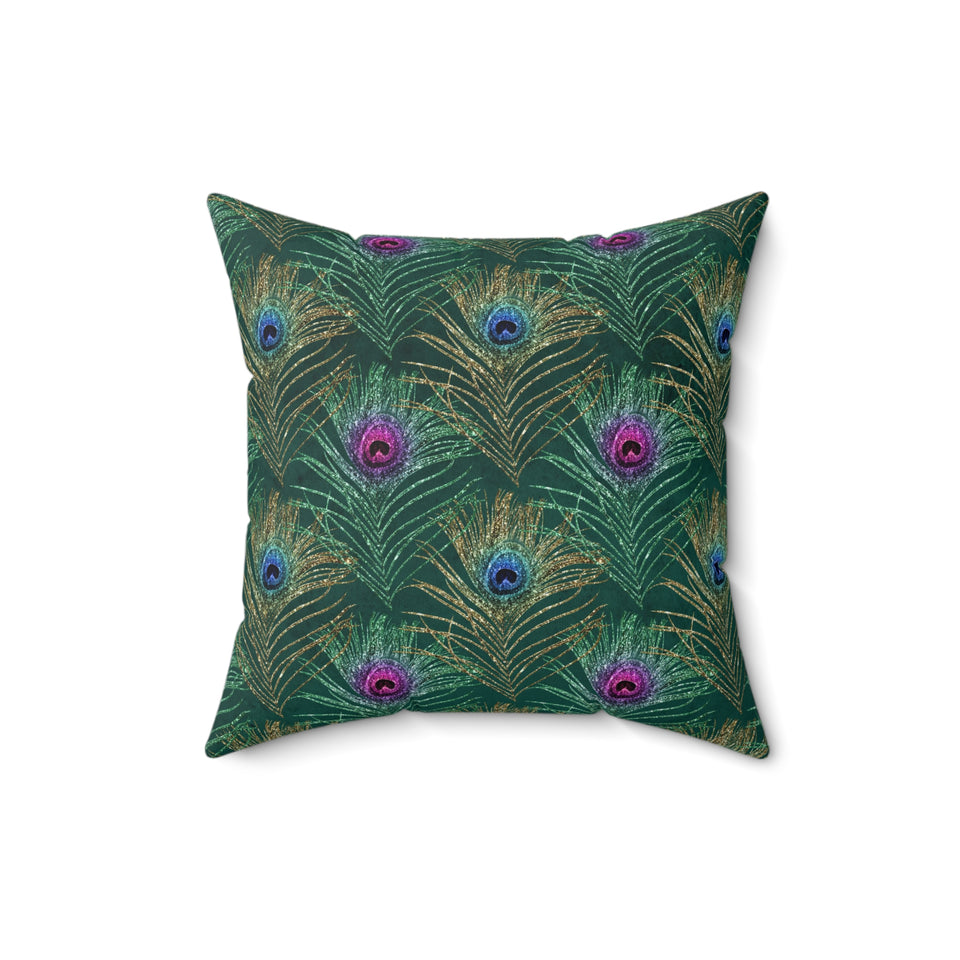 1PCF Peacock Feather Pillow