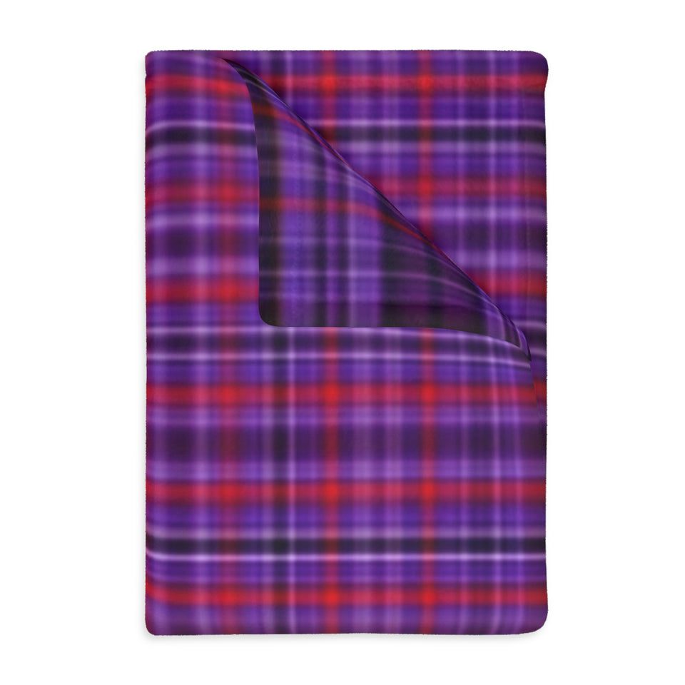 35CB  Colorful Plaid Blanket