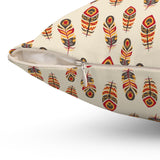 40PCF  Peacock Feather Pillow