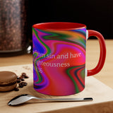 32CMSM  Colorful Marble Romans 8:16 Mug