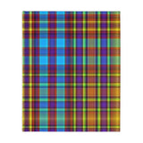 50CB  Colorful Plaid Blanket
