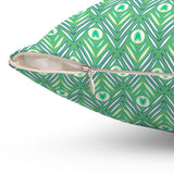 18PCF  Peacock Feather Pillow