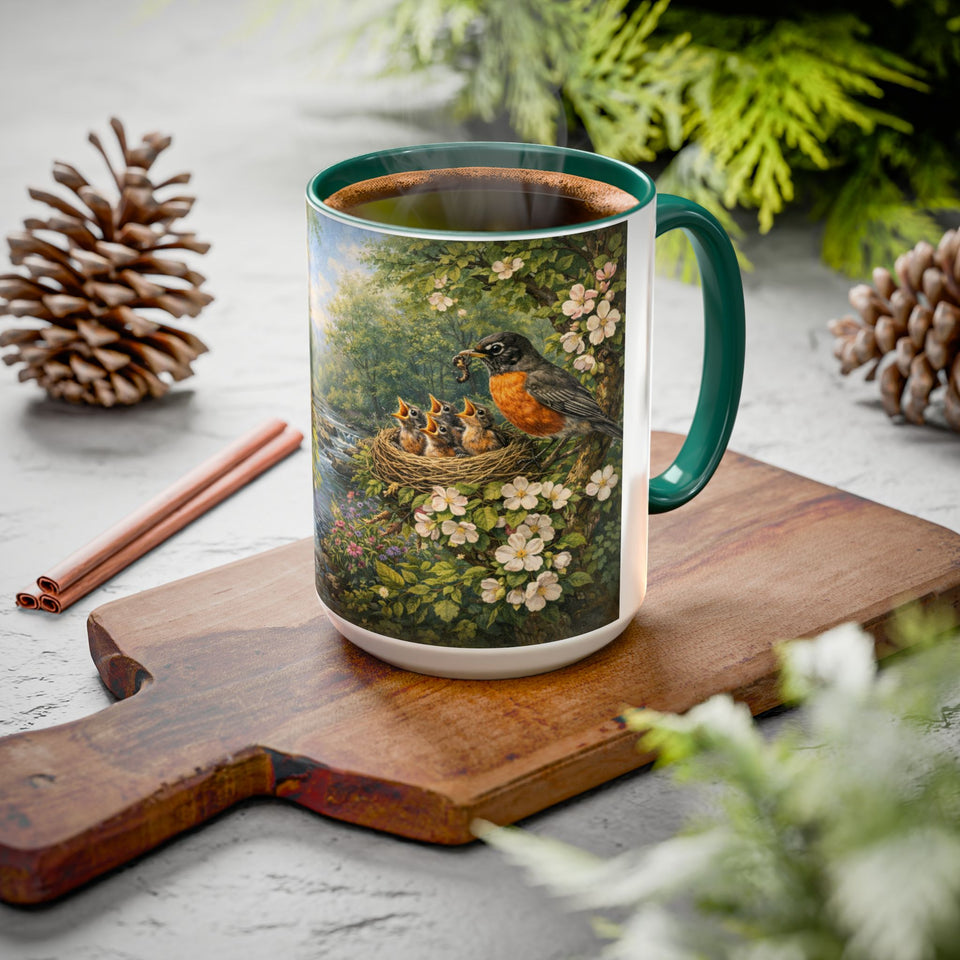 AM5  Robin Songbird Ceramic Mug