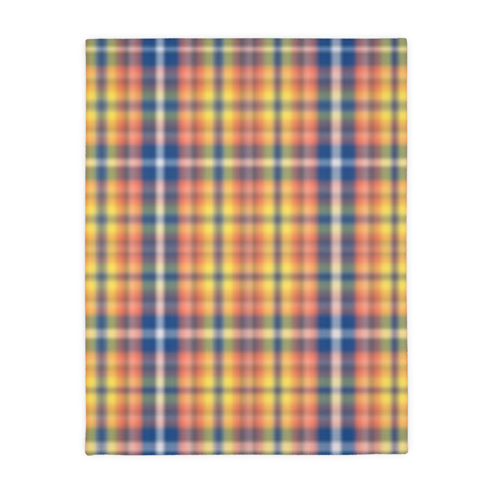 2CB  Colorful Plaid Blanket