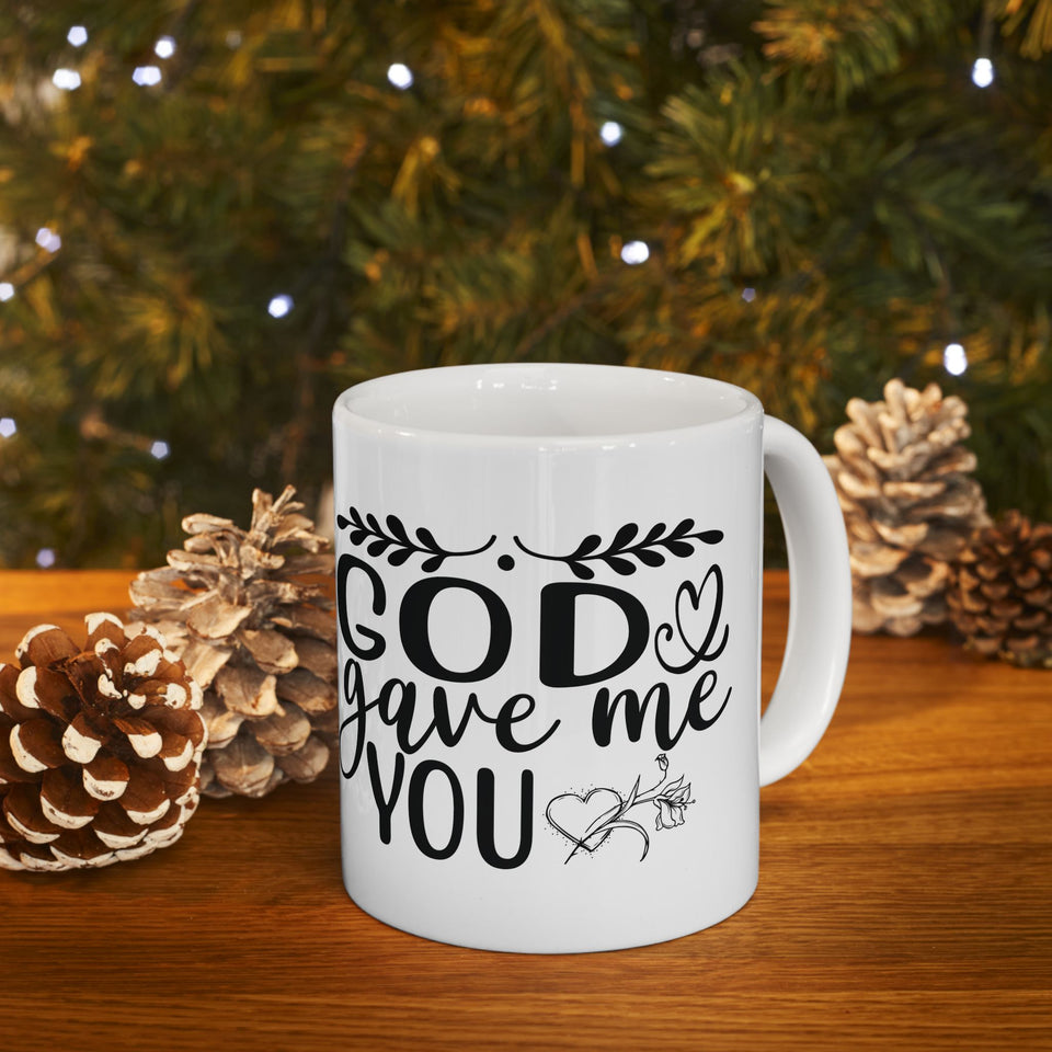 4WCM  White Christian Coffee Mug