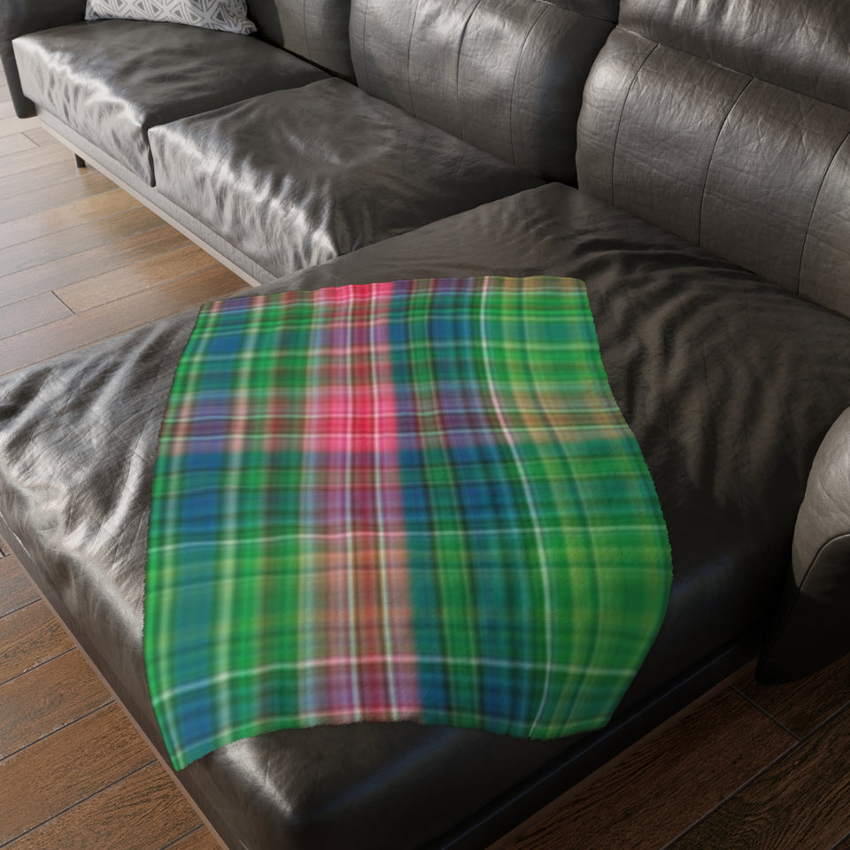 44CB  Colorful Plaid Blanket
