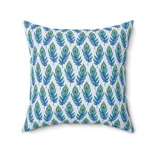 30PCF  Peacock Feather Pillow