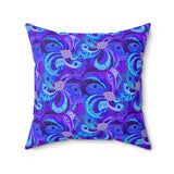 25PCF  Peacock Feather Pillow