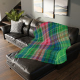 44CB  Colorful Plaid Blanket
