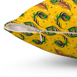 60PCF  Peacock Feather Pillow