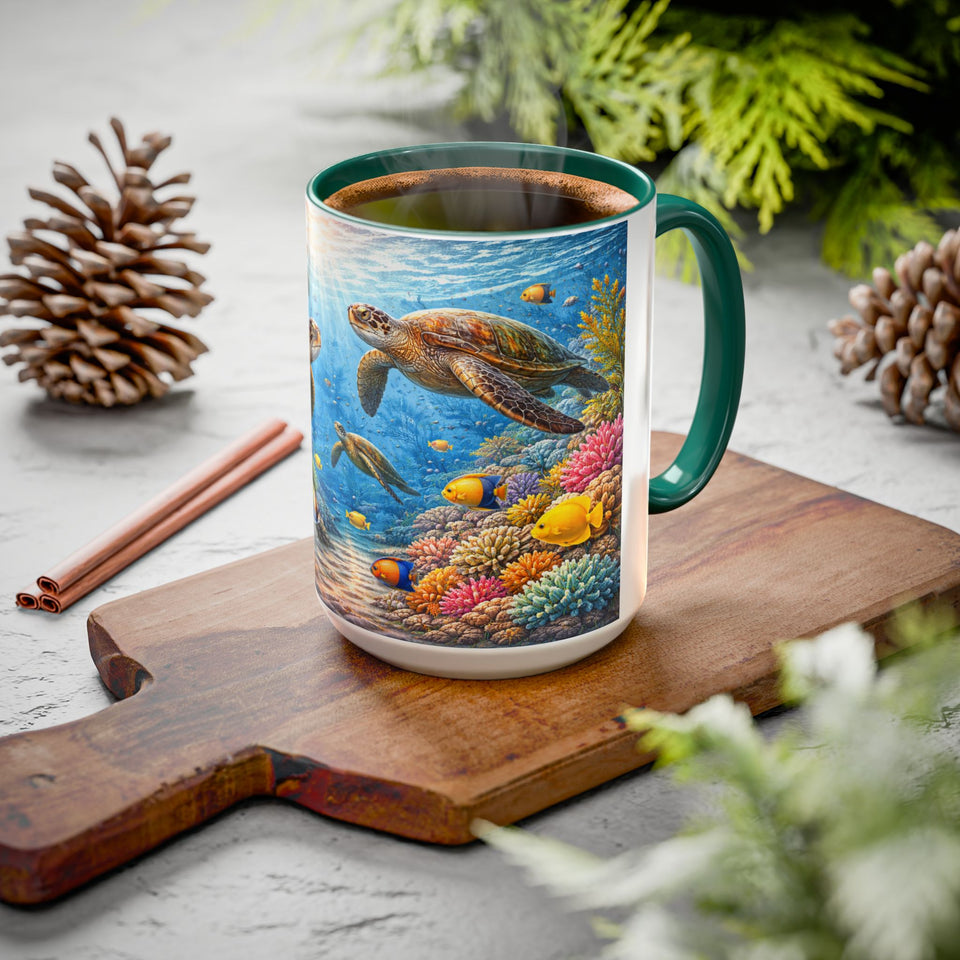 AM30  Sea Turtle Ocean Mug