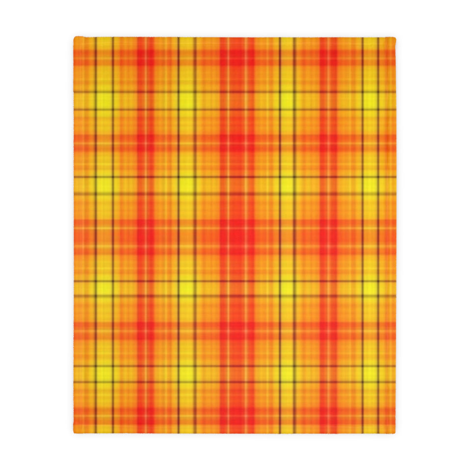 36CB  Colorful Plaid Blanket