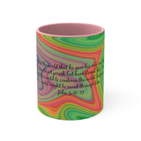 7CMSM  Colorful Marble John 3:16-17  Mug