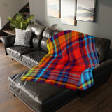 47CB  Colorful Plaid Blanket