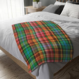 63CB  Colorful Plaid Blanket