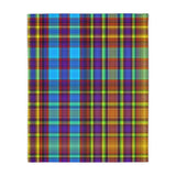 50CB  Colorful Plaid Blanket