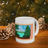 2NPS  Glacier National Park Stamp Mug