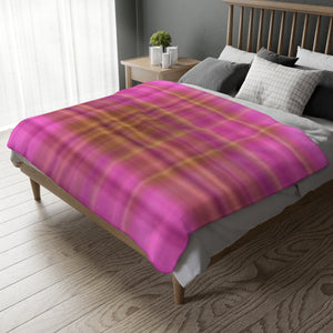 11CB  Colorful Plaid Blanket