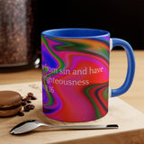 32CMSM  Colorful Marble Romans 8:16 Mug