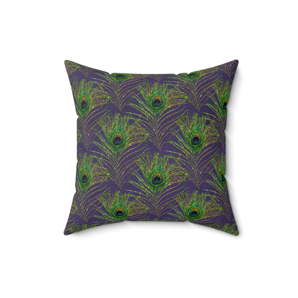 11PCF  Peacock Feather Pillow