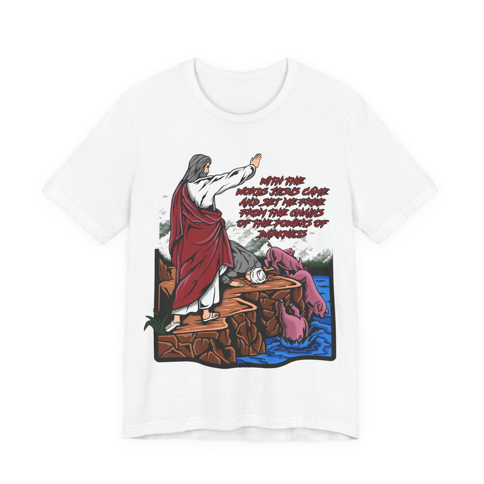 4BSTS  Jesus Casts Demons Out Bible Story Shirt