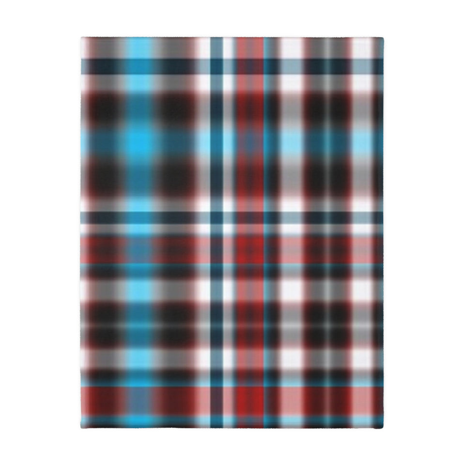 54CB  Colorful Plaid Blanket