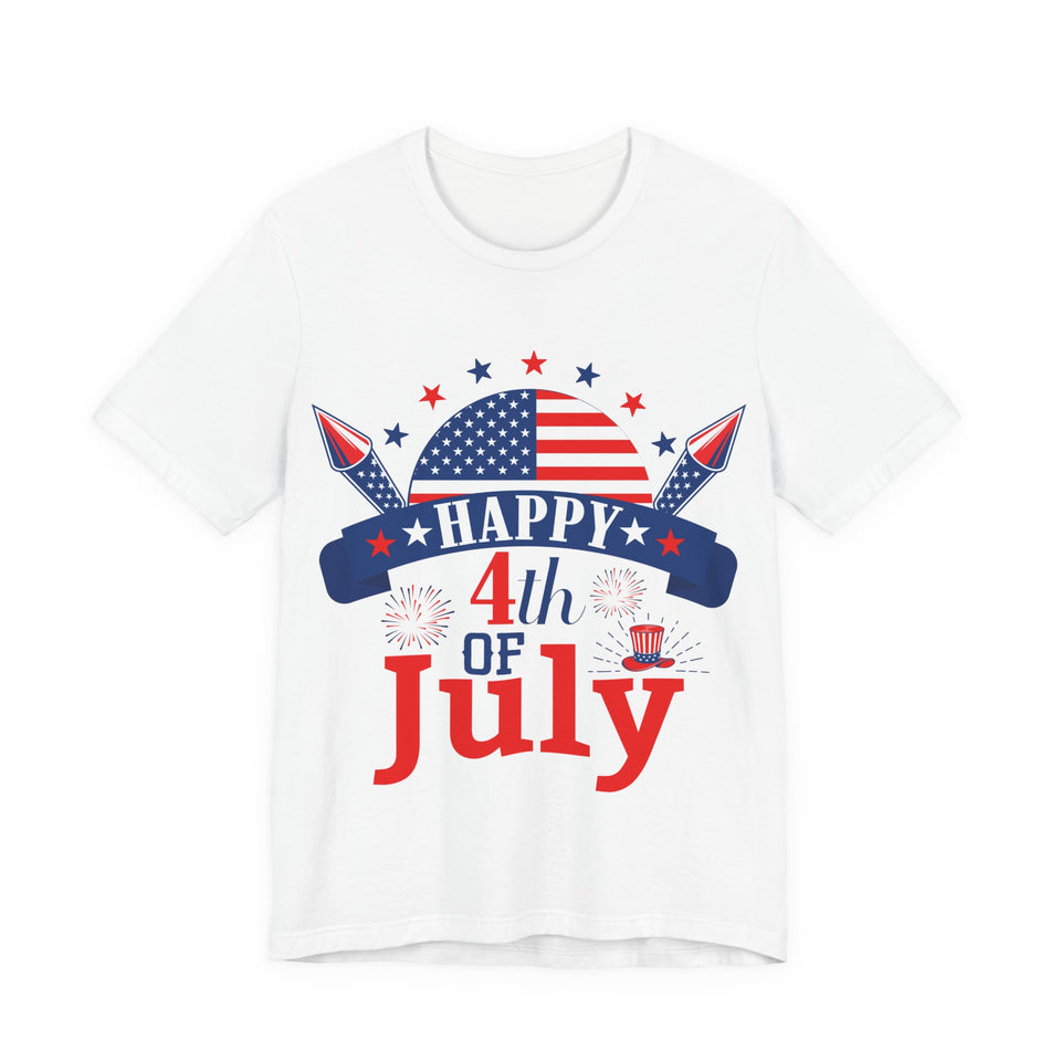 6USAR  Happy 4th of July t shirts