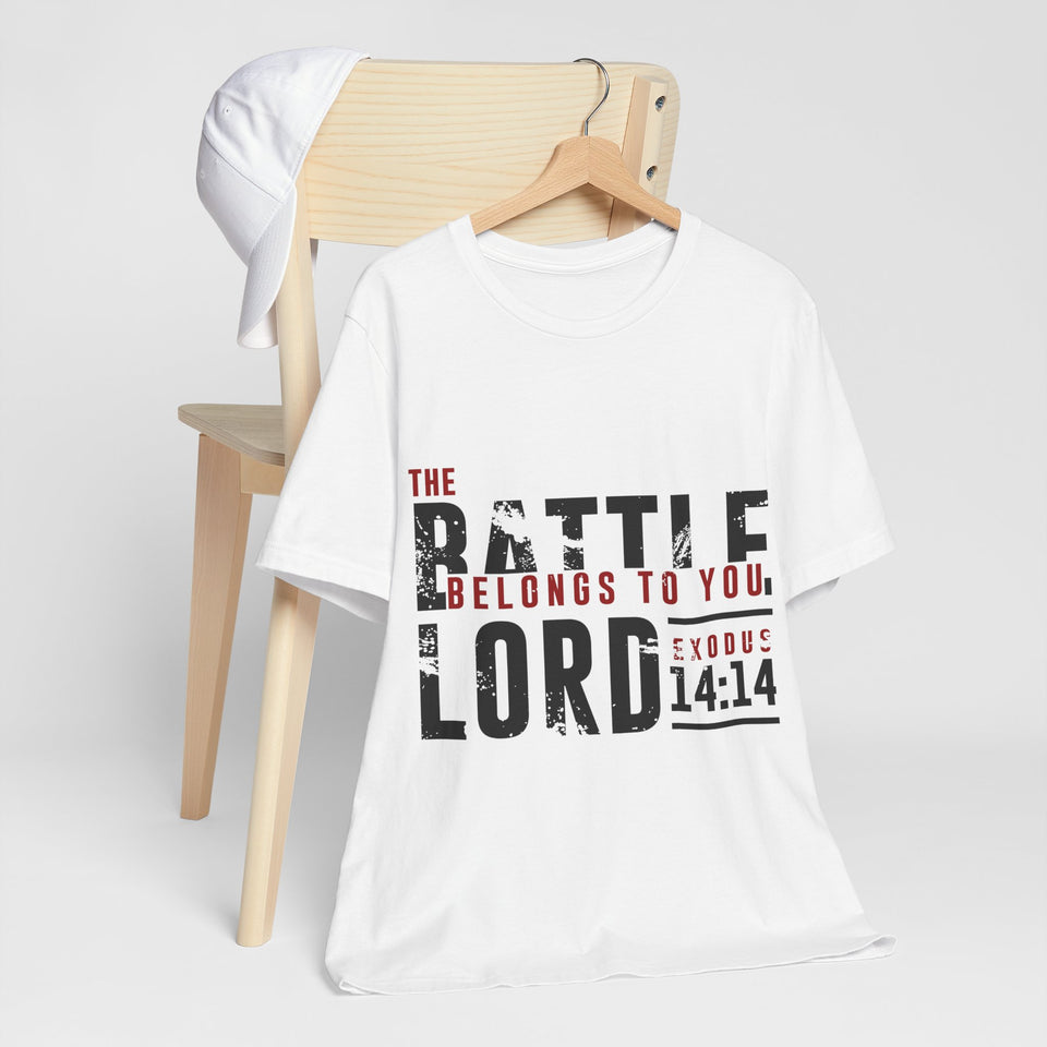 3CTS   Unisex Christian t shirt Battle is the Lords