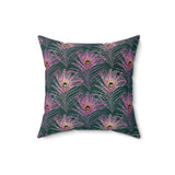 2PCF  Peacock Feather Pillow