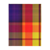 39CB  Colorful Plaid Blanket