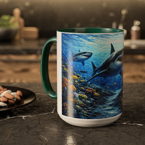 AM33.  Great White Shark Mug