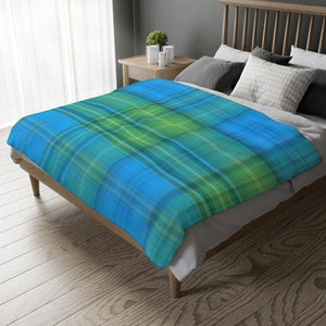 13CB  Colorful Plaid Blanket
