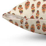 40PCF  Peacock Feather Pillow