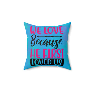 42WCP  Watercolor Christian Pillow