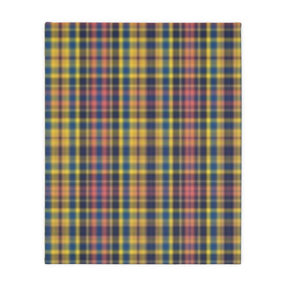 7CB  Colorful Plaid Blanket