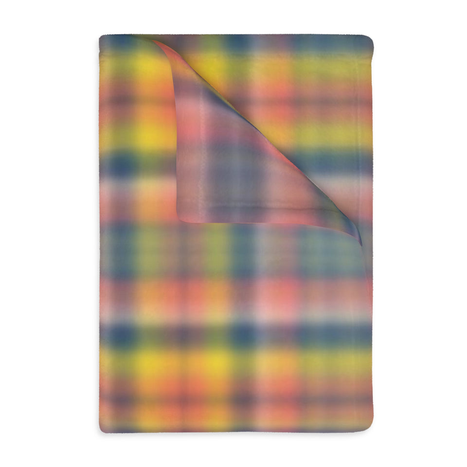 3CB  Colorful Plaid Blanket