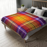 51CB  Colorful Plaid Blanket